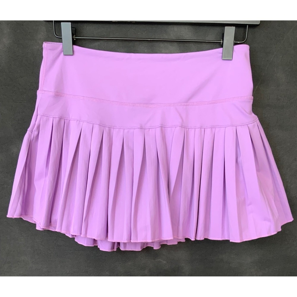 Goldhinge Pleated Tennis Skirt Purple Lavender Athletic Women S Pocket Golf